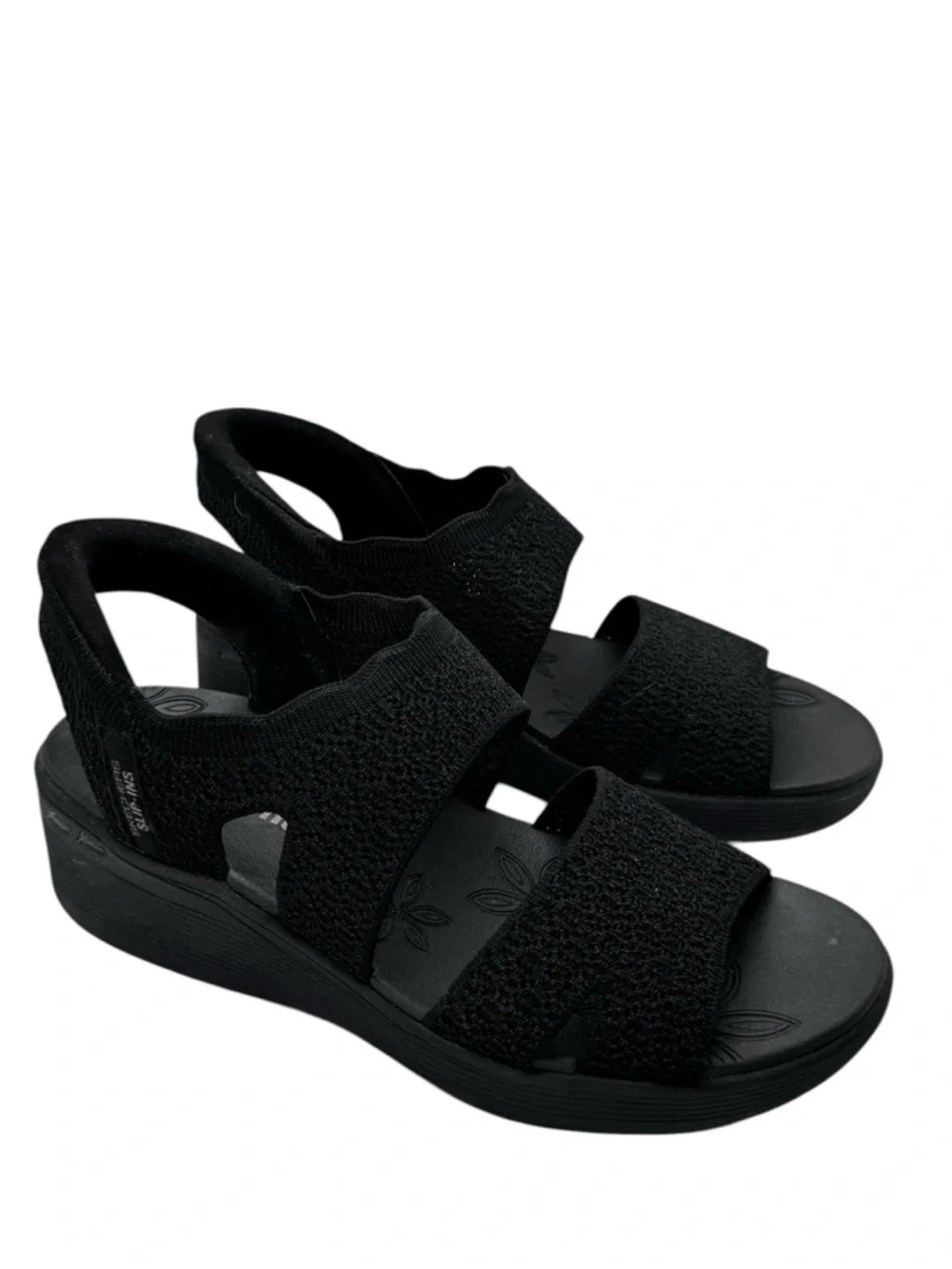 Skechers Slip-ins_Pier Lite Flex Washable Sandals in Black Size 8 - Picture 2 of 10